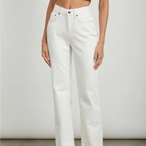 Rails the Topanga High Rise Straight in Ecru